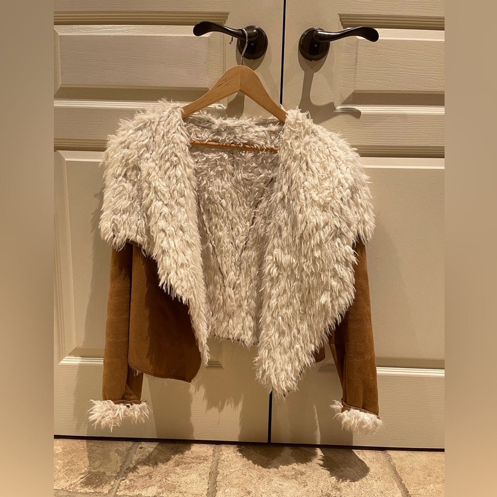 Camel Suede Coat